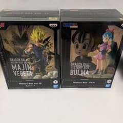 ドラゴンボール HISTORYBOX フィギュア2種セット ブルマ 魔人ベジータ