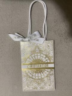 CHRISTIAN DIOR ショップ袋 ゴールド装飾のサムネイル