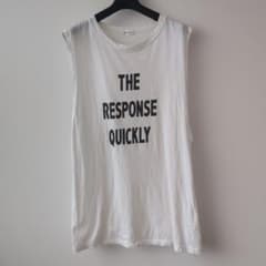 THE RESPONSE QUICKLY ノースリーブ 白のサムネイル