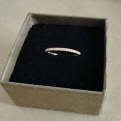 cuicui ハーフエタニティ ダイヤリング ピンキー #5 K10yg - メルカリ