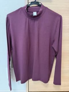 Oakln モックネック カットソー　ワインレッド　Mサイズ　ジャケT