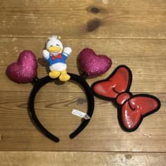 ディズニー ドナルド パルパルーザ カチューシャ＆リボンヘアクリップのサムネイル