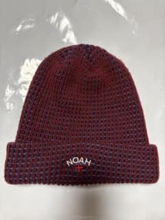 NOAH ニット帽 ビーニー ワッフル編み カナダ製 - メルカリ
