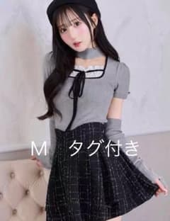 ミシェルマカロン 美脚になれる♡ツイードスカート（インナーパンツつき）Mサイズのサムネイル