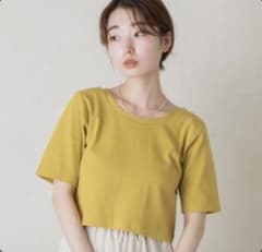 Kastane ストレッチチビT イエロー 新品のサムネイル