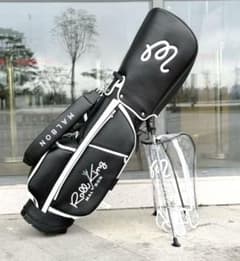Back in stock! ● Malbon Golf Caddy Bag Stand Bag Black