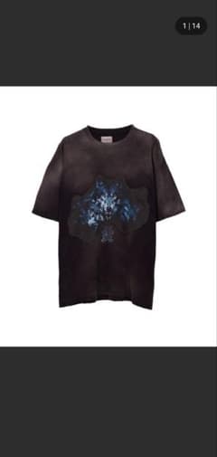 KMY-WOLF” Distressed T-shirtのサムネイル