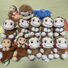 おさるのジョージ　マスコット 85th ぽかぽか陽気におでかけ ひょこぴょこ