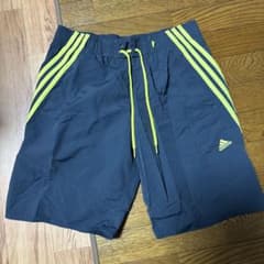 adidas 남성 수영복 네이비 × 옐로우