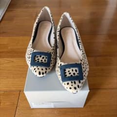Launa lea フラットパンプス24.0ダルメシアン柄のサムネイル