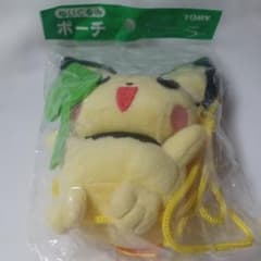 TOMY 피츄 봉제인형 파우치 2002년 영화 기념[희소]