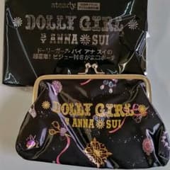 ANNA SUI　ビジュー付き　がま口ポーチのサムネイル