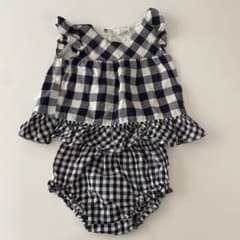 baby GAP ギンガムチェック セットアップ 12-18ヶ月のサムネイル