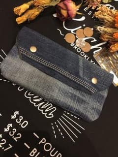 デニム リメイク お財布 ウォレットのサムネイル