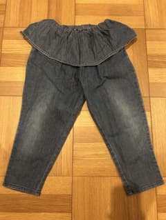 markeys マーキーズ フリルウエスト デニムパンツ 130サイズのサムネイル