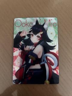 【ホロライブ】大神ミオ　プロフィールカードのサムネイル