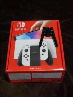 Nintendo Switch 有機ELモデル ホワイト　本体以外新品　おまけ付のサムネイル