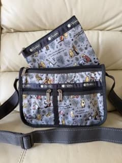 ✨新品タグ付 レスポートサック×くまのプーさん ショルダーバッグ ポーチ付き ✨新品タグ付 レスポートサック×くまのプーさん ショルダーバッグ