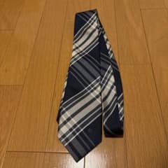 BLACK LABEL CRESTBRIDGE ネクタイ ネイビー系 チェック柄のサムネイル