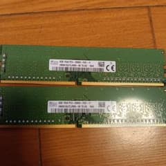 SK hynix1R×8 PC4-2666V-ED2-11メモリ 8GB✕2枚 - メルカリ