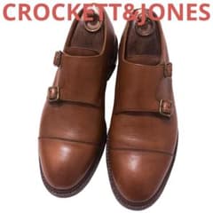 759.CROCKETT&JONES HARROGATE2 ダブルモンク 8E - メルカリ