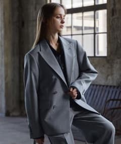 新品】CLEL coreスーパー100s 尾州ウールダブルテーラードジャケット