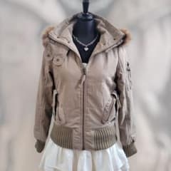 00s y2k ミリタリージャケット ファー 平成ギャル グランジ 短丈