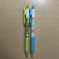 サラサ ボールペン ミスドコラボ 水色＆黄緑2点セットのサムネイル