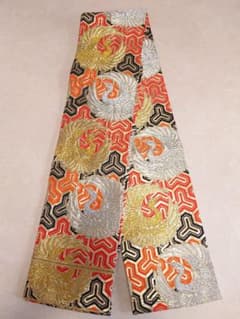 七五三 袋帯 正絹 アンティーク 丸帯 鶴柄 - メルカリ