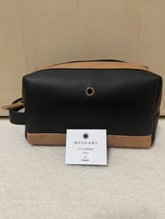 BVLGARI ブルガリ ポーチ ブラック/ベージュのサムネイル
