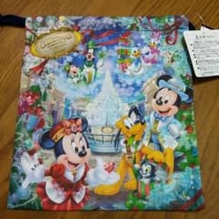 セット売可　ディズニー　クリスマス　2016　巾着のサムネイル