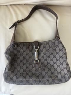 GUCCI ブラウン GGパターン ショルダーバッグのサムネイル