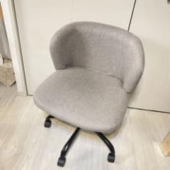 かなでもの】 Modern Fabric 丸みのあるファブリック デスクチェア