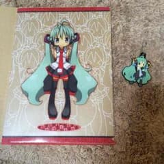 初音ミク クリアファイル ラバーストラップのサムネイル