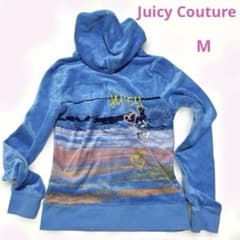 Juicy Couture 】ジップパーカー ベロア ベビーブルー Y2K - メルカリ