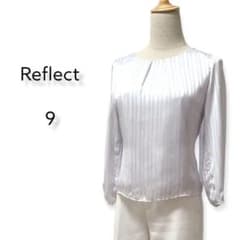定価13,750円 Reflect レディース 七分袖  ストライプ ブラウスのサムネイル