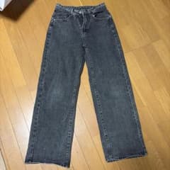SHEIN Dazy ストレートデニム ブラック Sサイズのサムネイル