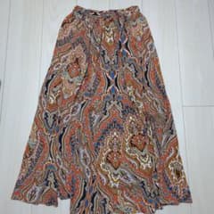 マキシ丈スカート　ペイズリー柄のサムネイル