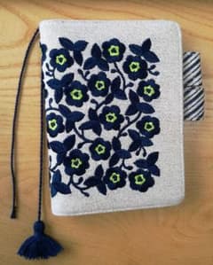 【訳あり】ほぼ日手帳カバー　ウクライナの花のサムネイル