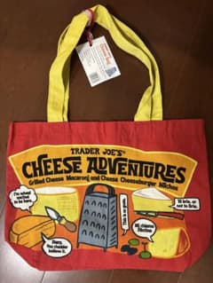 Trader Joe's チーズ柄 キャンバストートバッグのサムネイル