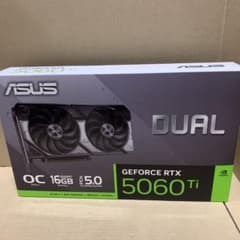 新品ASUS NVIDIA GeForce RTX 5060 Ti 16G