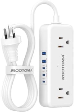 Ｏタイプ オーストラリア等変換プラグ　5ポート USB充電器のサムネイル