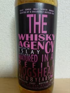 THE WHISKY AGENCY ISLAY 8年 2007-2015 - メルカリ