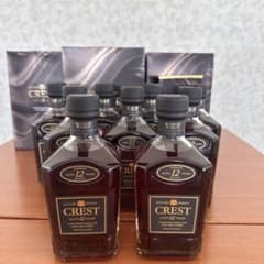 サントリー 12年 ＆CREST12年 2本セット 箱付 ヴィンテージ サントリー CREST 12年 750ml 43%9本セット - メルカリ