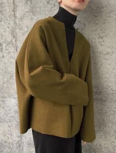 【select MOCA】byson キーネックプルオーバー レイヤードのサムネイル