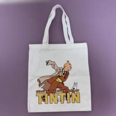 タンタンの冒険　TINTIN ボストンバッグ タンタンのイラスト トートバッグ TINTIN タンタンの冒険シリーズ