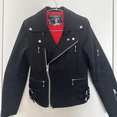 セクシーダイナマイトロンドン コットンライダースジャケット 32 S