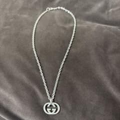 GUCCI ダブルG ネックレス シルバー - メルカリ
