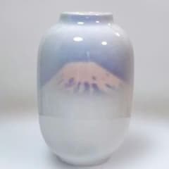 有田焼 深川製磁 花瓶 富士山 赤富士 - メルカリ