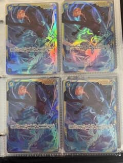ア*ス様 ワンピースカード サンジ 4枚セットのサムネイル